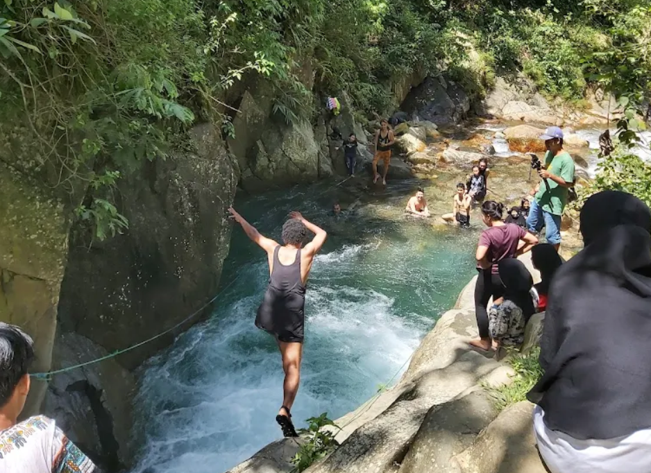 Pemandangan alam dan penginapan di kawasan pegunungan